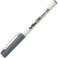 Artline 210N 0.6 mm Gri Keçe Uçlu Yazı Kalemi