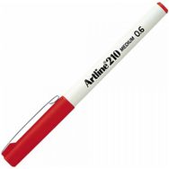 Artline 210N 0.6 mm Kırmızı Keçe Uçlu Yazı Kalemi