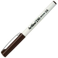 Artline 210N 0.6 mm Koyu Kahverengi Keçe Uçlu Yazı Kalemi