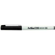 Artline 210N 0.6 mm Koyu Siyah Çizim Kalemi