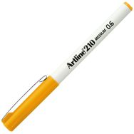 Artline 210N 0.6 mm Sarı Keçe Uçlu Yazı Kalemi