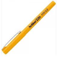 Artline 220N 0.2 mm Sarı Super Fine İnce Keçe Uçlu Yazı Kalemi