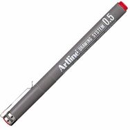 Artline 235 Kırmızı Drawing System 0.5 mm Çizim Kalemi