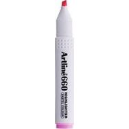 Artline 660 10-40 mm Koyu Pembe Kesik Uç Fosforlu Kalem