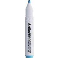 Artline 660 10-40 mm Mavi Kesik Uç Fosforlu Kalem