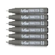 Artline Draving 231 0,1mm Siyah Teknik Çizim Kalemi