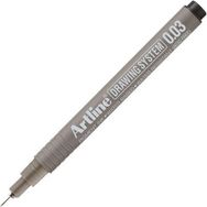Artline Drawing System 2303 0.03 mm Uçlu Siyah Teknik Çizim Kalemi
