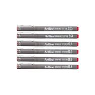 Artline Drawing System Kırmızı Teknik Çizim Kalemi