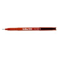 Artline EK-200 Fineliner 0.4 mm Kırmızı 12'li İnce Uçlu Keçeli Kalem