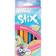 Artline ETX-F 6W Stix Brush Boya Kalemi Seti