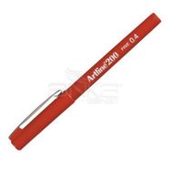 Artline Fineliner 200 0.4 mm Kırmızı İnce Uçlu Yazı ve Çizim Kalemi
