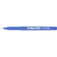 Artline İnce Uçlu Yazı Ve Çizim Kalemi Fineliner 0.4 MM Koyu Royal Mavi EK-200 (12 Li Paket)