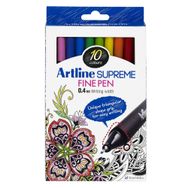 Artline Supreme Fine Pen 0.4 mm 10 Renk Set Keçe Uçlu Kalem