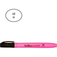Artline Supreme Pembe 12'li Fosforlu Kalem