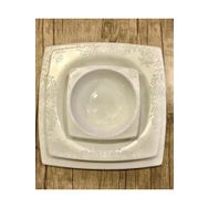 Aryıldız 45004 Bone Square 60 Parça Porselen Yemek Takımı