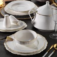 Aryıldız Bone Gold 12 Kişilik 85 Parça Yemek Takımı