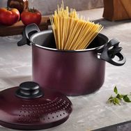 Aryıldız Bronx Mor 20 cm Makarna Tenceresi