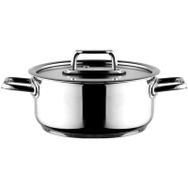 Aryıldız Colombus Metal Kulp Cam Kapak 18 cm Derin Tencere