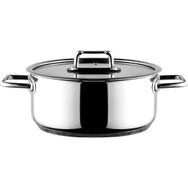 Aryıldız Colombus Metal Kulp Cam Kapak 24 cm Derin Tencere