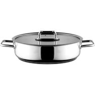 Aryıldız Colombus Metal Kulp Cam Kapak 26 cm Basık Tencere