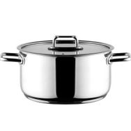 Aryıldız Colombus Metal Kulp Cam Kapak 26 cm Derin Tencere