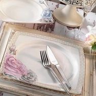 Aryıldız Prestige 29 Parça 6 Kişilik Kare Porselen Yemek Takımı