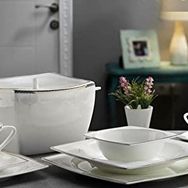 Aryıldız Prestige Bone 60 Parça Porselen Yemek Takımı
