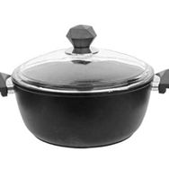 Aryıldız T/T Core 20 cm Siyah Granit Kısa Tencere