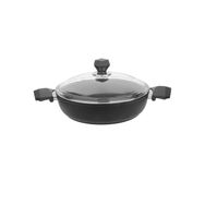 Aryıldız T/T Core 28 cm Siyah Granit Kısa Tencere