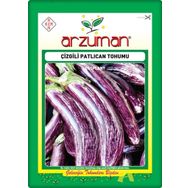 Arzuman 10 Gr Çizgili Patlıcan TohumuAlaca Patlıcan