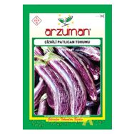 Arzuman Çizgili Alaca Patlıcan Sebze Tohumu
