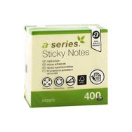 Aseries 75x75 mm 400 Yaprak Sarı Yapışkanlı Not Kağıdı