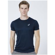 Asics 2011C341-401 Erkek Mavi T-shirt