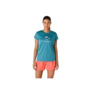Asics 2012C971-425 Fujitrail Mavi Koşu Kadın T-shirt