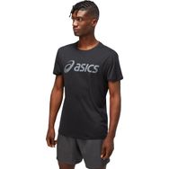 Asics Core Siyah Parlak Beyaz L Erkek Kısa Kollu Üst