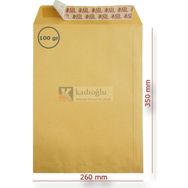 Asil Formula 100 gr 250'li 26x35 cm Torba Zarf