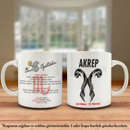 Asil Hediyelik 23 Ekim-21 Kasım- Akrep Burcu Özellikleri-Astroloji-Kupa Bardak