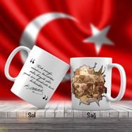 Asil Hediyelik Büyük Taarruz -panoramas-Gazi Mustafa Kemal Atatürk-Atatürkün Sözleri-Kupa Bardak