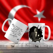 Asil Hediyelik İstikbal Göklerde Mustafa Kemal Atatürk Ve Unutulmayan Sözleri -Kupa Bardak
