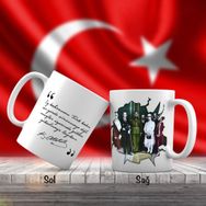Asil Hediyelik Kıyafet İnkılabı-Mustafa Kemal Atatürk Ve Unutulmayan Sözleri -Kupa Bardak