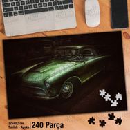 Asil Hobi Antika Araba-Nostalji-Retro Yapboz-Ayak Destekli Çerçeveli 240 Parça Puzzle
