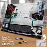 Asil Hobi Araba-Continental-Otomobil-Nostalji Yapboz-Ayak Destekli Çerçeveli 240 Parça Puzzle