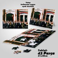 Asil Hobi Atatürk-Türkiye Büyük Millet Meclisi-Yapboz-Ayak Destekli Çerçeveli 42 Parça Puzzle