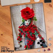 Asil Hobi Balo-Maske-Kostüm-Parti Yapboz-Ayak Destekli Çerçeveli 240 Parça Puzzle