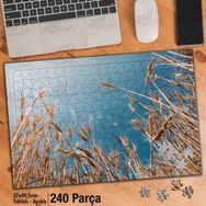 Asil Hobi Başak-Buğday-Gökyüzü-Bitki Yapboz-Ayak Destekli Çerçeveli 240 Parça Puzzle