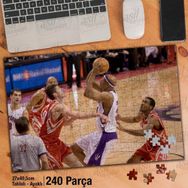 Asil Hobi Basket Maçı-Basketbol Topu-Yapboz-Ayak Destekli 240 Parça Puzzle