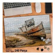Asil Hobi Batık Gemi-Enkaz-California Körfezi Yapboz-Ayak Destekli Çerçeveli 240 Parça Puzzle