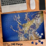 Asil Hobi Berlin Zafer Sütunu-Heykel-Anıt Yapboz-Ayak Destekli Çerçeveli 240 Parça Puzzle