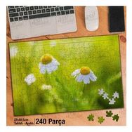 Asil Hobi Beyaz Papatyalar-Kır Çiçeği-Doğa-Naturel-Yapboz-Ayak Destekli 240 Parça Puzzle