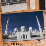 Asil Hobi Camii-İnanç-Dini-İbadet-Mimari Yapboz-Ayak Destekli Çerçeveli 240 Parça Puzzle